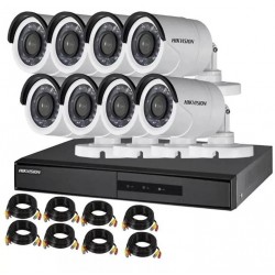 HIK Kit CCTV 8 DS-2CE16C0T-IRP + 1 DS-7208HGHI-M1 +HDD 1TB